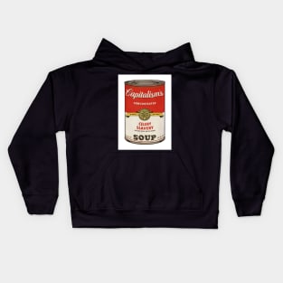 Capitalism's Celery Slavery Soup Kids Hoodie